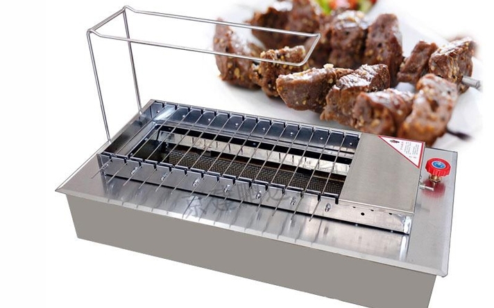 開燒烤店采購(gòu)燃?xì)鉄o煙燒烤爐優(yōu)點(diǎn)和注意事項(xiàng)